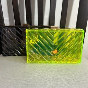 See through acrylic purses